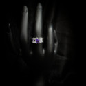 Amethyst Purple Ring 